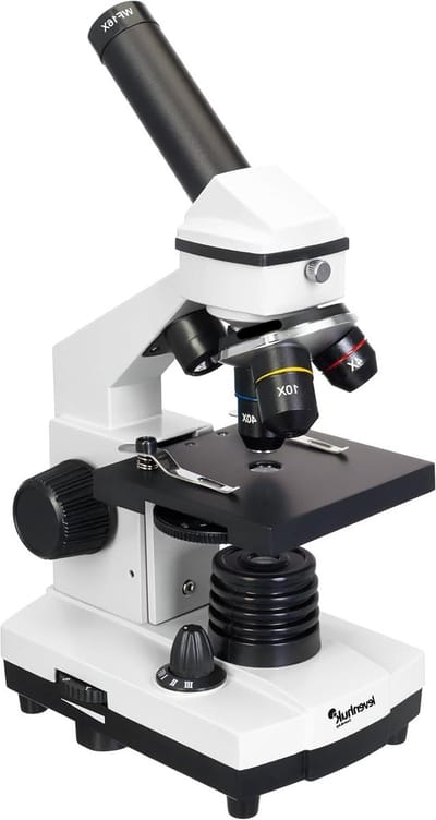 Kinderen Microscoop Set - Biologie Kit - Wetenschap Ontdekken - Inclusief Experimentenboek - 640x Vergroting - Wit