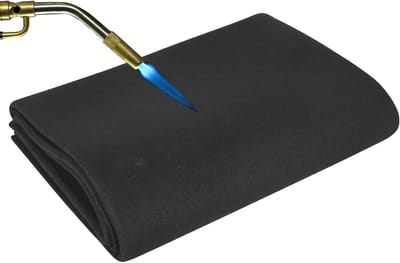 Vuurvaste Mat 100 x 100 cm voor Barbecue, Lassen, Vuurschaal en Haard - Bescherming tot 922 °C, Hittebestendige Materialen
