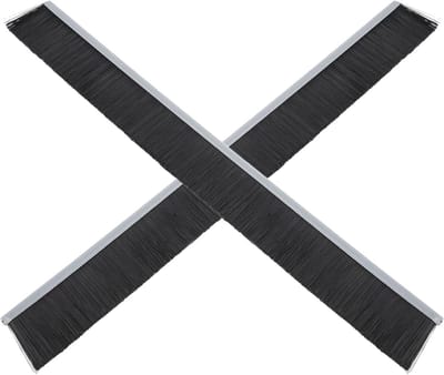 Brievenbus Borstel - Tochtstrip Strip - Weerbestendig Maken - Universeel Aanpasbaar - 30x3.2cm - Zwart