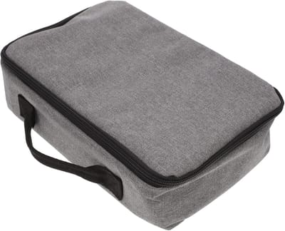 Draagtas Fotoprinter - Beschermhoes Opbergtas - Fotoprinter Vervoeren - Duurzaam Oxford-stof - 19 x 19 x 9 cm - Grijs