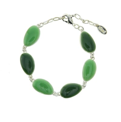 Behave - Armband groen epoxy - natuurlijke trendkleur lente zomer