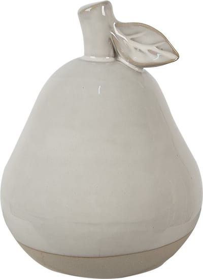 Clayre & Eef Decoratie Peer 16 cm Beige Porselein
