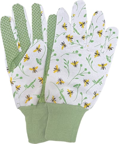 Esschert Design - Tuinhandschoenen met bijenprint - Tuinhandschoenen voor Volwassenen
