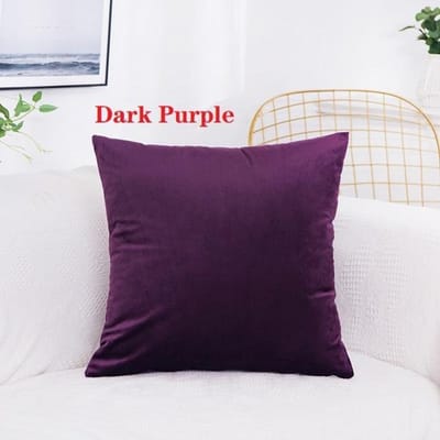 Effen Velours Kussenhoes Huis Nieuwjaar Decoratief 40*40/45*45/50*50/55*55/60*60cm Kussenhoes Housse De Coussin Cojines 40x40cm