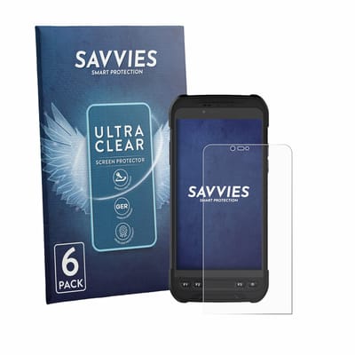 Savvies - Screenprotector voor Stonex S60 - Folie Beschermfolie transparant 6 Stuks