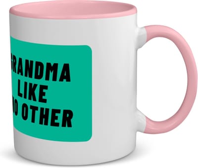 Akyol - grandma like no other koffiemok - theemok - roze - Oma - geweldige oma - niemand anders - verjaardag - cadeau - kado - bedankje - geschenk - 350 ML inhoud