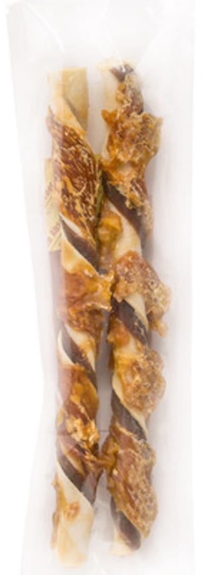 Landman Kauwstaaf Kip en Rund Groot (2st) - 25cm - Hondensnacks - Hondensnoepjes - Kauwsnacks - Kauwstaaf Hond