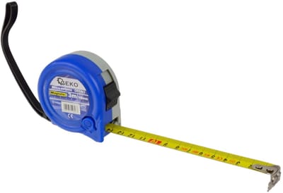 GEKO Meetlint - 3m x 16mm - Magnetische haak - ABS behuizing - Vergrendelknop