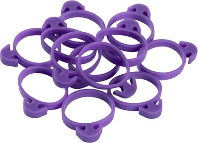 BrandNewCake® Elastieken Spuitzak Binders - 12 stuks - Spuitzakbinders