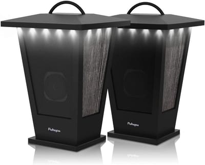 Draagbare Waterdichte Bluetooth Speaker - 2 Stuks - 20W Stereo Geluid - Ingebouwde LED Verlichting
