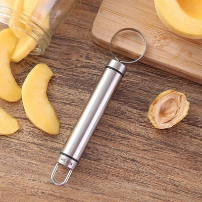 Draagbare Roestvrijstalen Ontpitter voor Fruit Perzik Appel Peren Kernverwijderaar Groenteschiller Keukengadgets