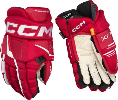 CCM - Tacks XF Pro - IJshockeyhandschoenen - Volwassenen - Rood - Wit - 13
