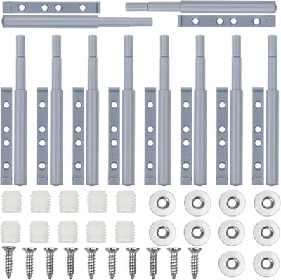 Push to Open Deuropener Set – 10 Stuks Automatische Magneet met Soft Close voor Kasten en Laden