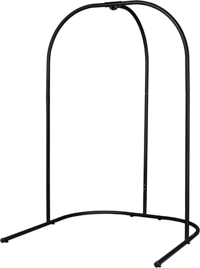 Hangstoelframe - Standaard Frame - Ontspannen Buiten - In Hoogte Verstelbaar - 221 cm Hoog - Antraciet