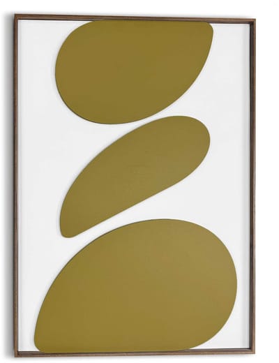 Schilderij 3D Art Groene Sereniteit - 70 x 50 - Hout - REINDERS