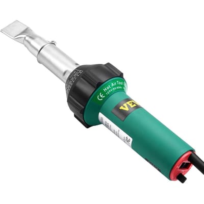 Hete Lucht Plastic Lasapparaat 1600W PVC TPO Vinyl Hittepistool Fakkellamp & 17 Accessoires