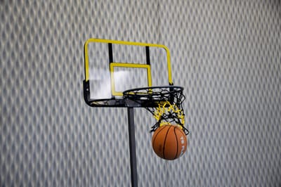 Verstelbare basketbalhoepel (kinderen) met T7 bal