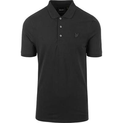 Lyle & Scott tonaal adelaars grijs poloshirt