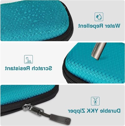 Praktische Hard Travel Case voor Insectenbeetverlichter - Bescherming, Draagbaar en Lichtgewicht, Turquoise