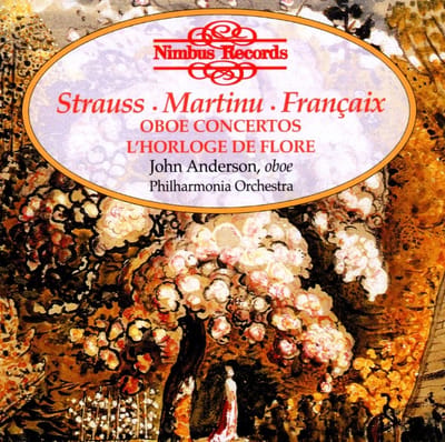 Jon Anderson, Philharmonia Orchestra - Strauss, Martinu, Francaix: Oboe Concertos (CD)