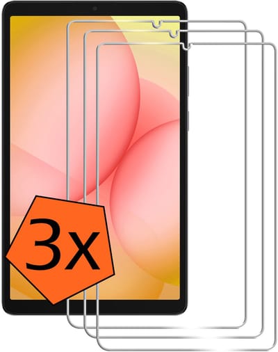 Screenprotector - 3 Stuks - Geschikt voor Samsung Galaxy Tab A11 - Extra Sterk - Gehard Glas - Beschermglas - Tempered Glass - Screen Protector