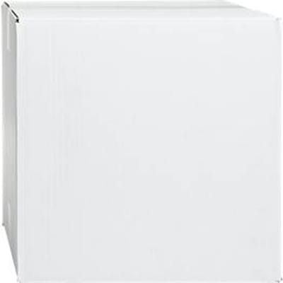 Witte golfkartonnen vouwdozen, enkele golf, 300 x 300 x 300 mm