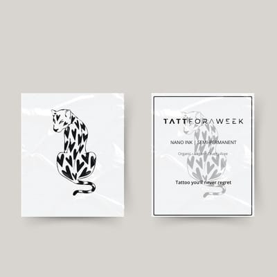 Tijdelijke tattoo luipaard | Neptattoo volwassenen | Tijdelijke tattoo voor volwassenen | Temporary tattoo | Plaktattoos voor volwassenen | Neptattoos | Probeer zorgeloos een tattoo | tattforaweek