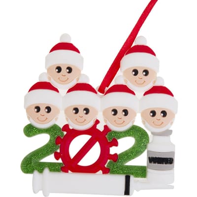 Figurine de père noël décorative, décorations suspendues de noël, poupée d'ornement, jouet de vacances, bricolage 6 multicolore