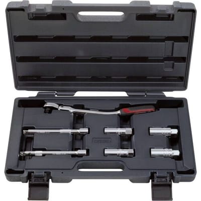 KS Tools 918.0607 3/8 CHROMEPlus bougieserviceset, 7-delig