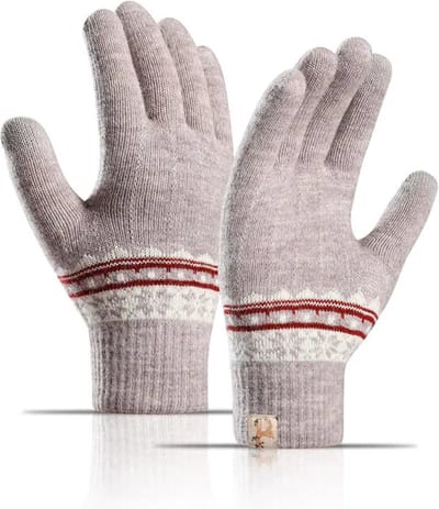 Bovista Winterhandschoen - Handschoenen - Touchscreen Handschoenen - Handschoenen WInter - Winter - Gebreid - Paars