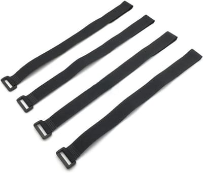 Batterij Sjorbanden - Bevestigingsriemen Vaste Riem - Veilig Bevestigen - Snelsluiting Nokgesp - 40 cm Lengte 2.5 cm Breed - Zwart