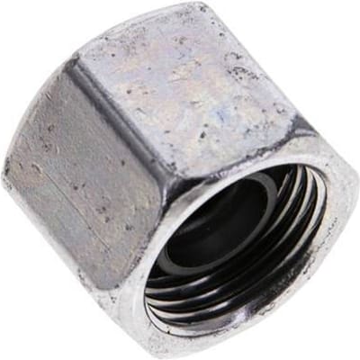 10 S M18x1.5 End Cap Stalen FKM