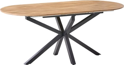 MACQUARIE - Eettafel uitschuifbaar - Bruin - 140/180 x 90 cm - MDF