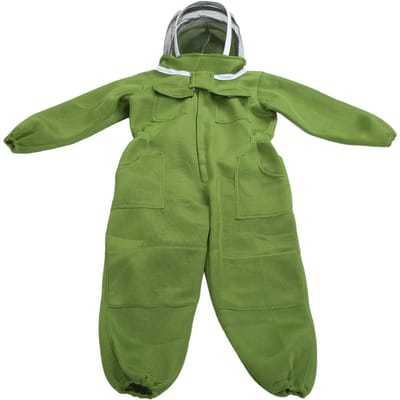 Bijenhouderpak Professioneel Ademend Volledig Lichaam Bijenhouderpak met Rond Vizier Hoed XL beige