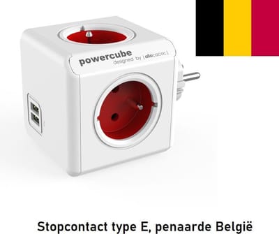 DesignNest PowerCube Original - USB - FR - Rood