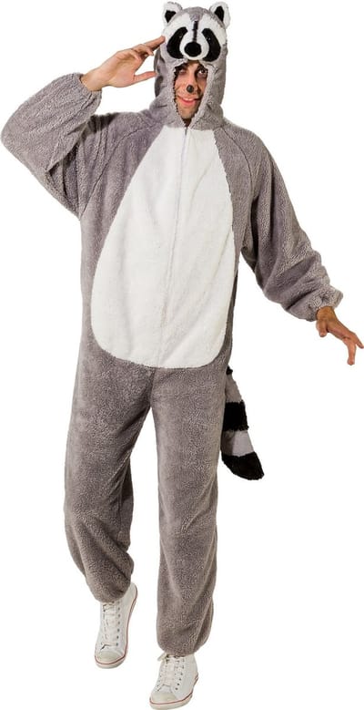 Wasbeer Onesie Unisex Volwassen - Maat 175-190 cm