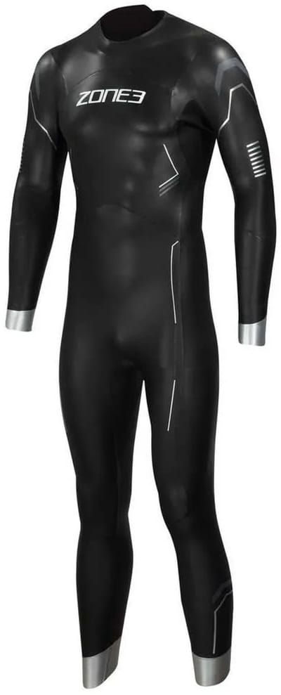 2023 Zone3 Heren Agile Triathlon Wetsuit - Black / Silver S