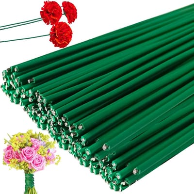 Daity 60 stuks - Bloemstelen - Bloemstelen ijzerdraad - Handgemaakt - Geschikt voor kunstmatige bloemstukken - doe-het-zelf knutsels - ruiloften - tuindecoraties - 30 cm