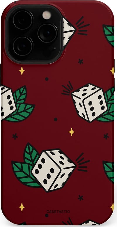 Casetastic Hoesje Geschikt voor Apple iPhone 13 Pro Magsafe - Stijlvolle Beschermende Duo-layer Case - Casino zes