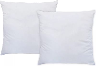 Vente-unique Set van 2 hoofdkussens met antitranspiratiebehandeling Topcool - 60 x 60 cm - 550 g - Wit - HAELIA