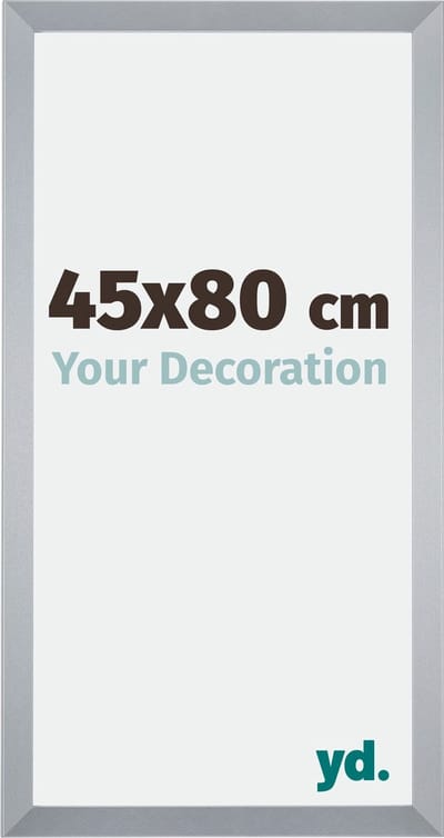 Your Decoration - Fotolijst 45x80 cm - MDF - Zilver Glans - Catania