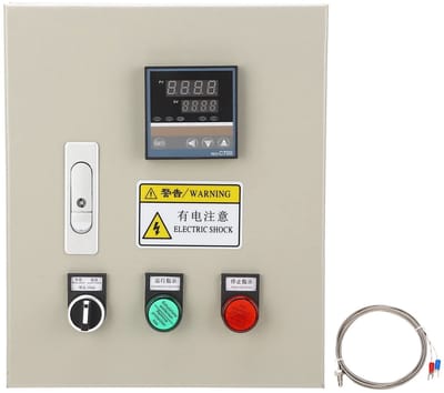 Solidchoice - Dailygoody - 380 V AC 15KW Thermostaat Box - Temperatuur Controller - Hoogwaardige K Thermokoppel - 0-400 ℃ - Geschikt voor Infraroodoven - Model ...
