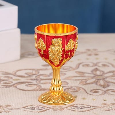 Metalen wijnglazen Retro serviesgoed Goblet Vintage Europese stijl Spirit Vodka Champagneglazen voor bar Home Decor
