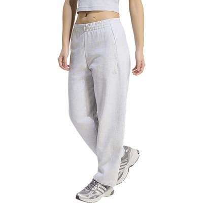 Adidas Kit Small Logo Barrel Joggers Broeken Dames - Grijs - Maat XXL (50-52) - Katoen Jersey