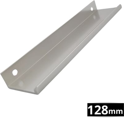 Handgreep Zwart RVS - Boormaat 128mm - Incl Schroeven