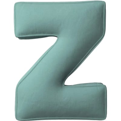 Kussen letter z Yellow Tipi Posh Velvet