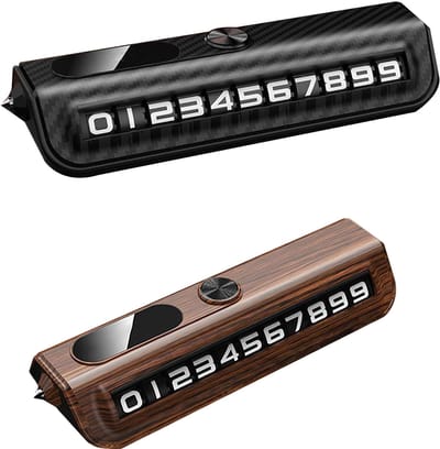 Auto accessories - Magnetische parkeerplaat - Parkeernummerplaat - Parkeerinformatiebord - voor auto's - Kleefkracht Bestand tegen hoge - temperaturen - zonder sporen achter te laten - voor - De meeste modellen - 2stuks