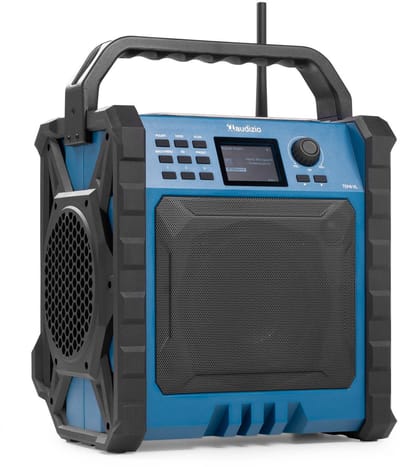Audizio Jobsite XL bouwradio - Met Bluetooth, FM en DAB+ radio - Bouwradio met accu - IP54 - 200W