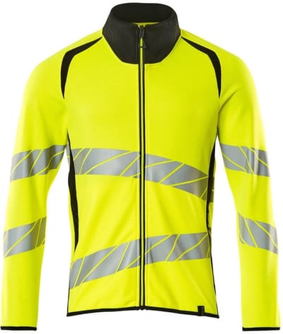 Mascot Accelerate Safe Sweatshirt met rits 19184-781 - Hi-Vis geel/zwart - 2XL