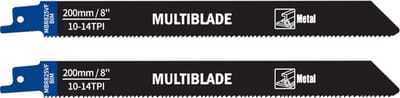 Multiblade Reciprozaagblad BIM MBR825VF Metaal 200mm 2 stuks